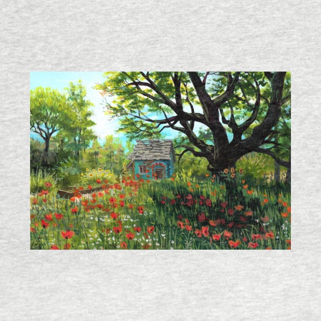 Meadow Cottage , Toussaint, The Witcher 3: Blood and Wine by MariaCameliaArt